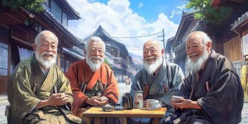 Japonijos kaimelyje kolekcines korteles su vidutinio amziaus vyrais plinta kaip virusas puiki ideja Lietuvai