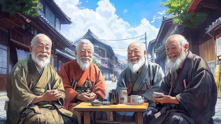 Japonijos kaimelyje kolekcines korteles su vidutinio amziaus vyrais plinta kaip virusas puiki ideja Lietuvai