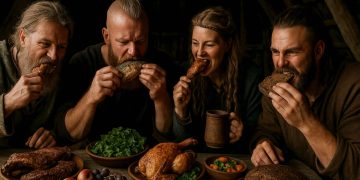 Ka valge vikingai Suzinokite kokia buvo uzkariautoju mityba